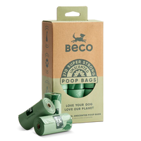 Beco Poop Bags: 270 unscented, super strong poop bags for responsible dog owners. A convenient and eco-friendly way to clean up after your furry friend.